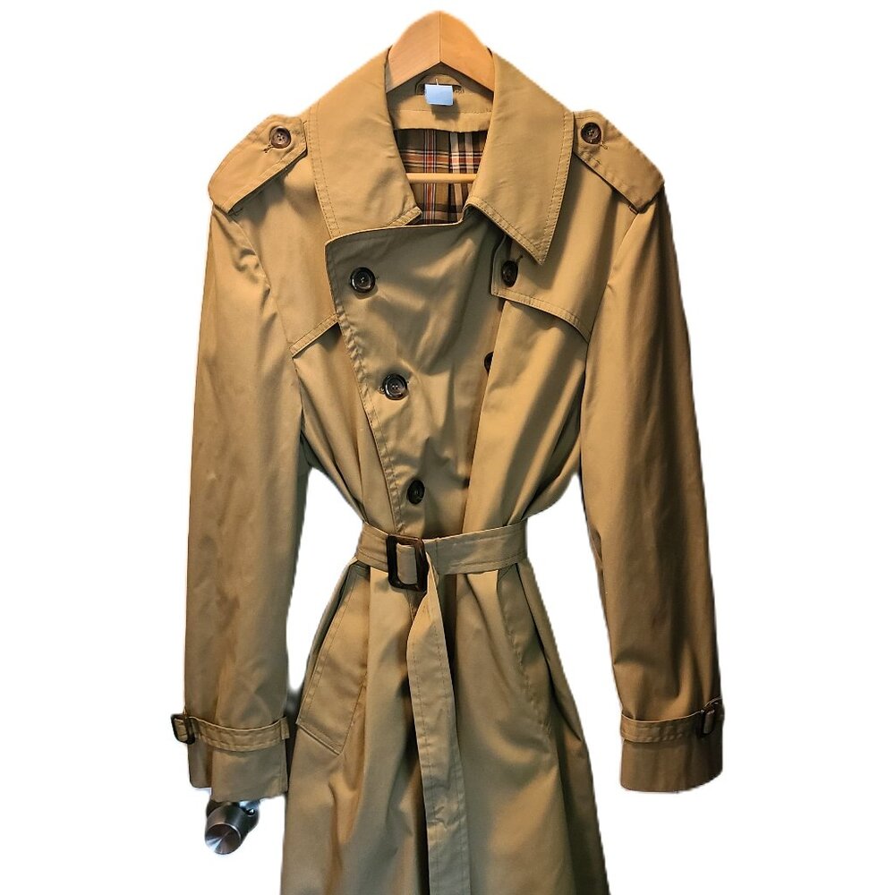 Vintage Lord Forecaster Courier Trench Coat